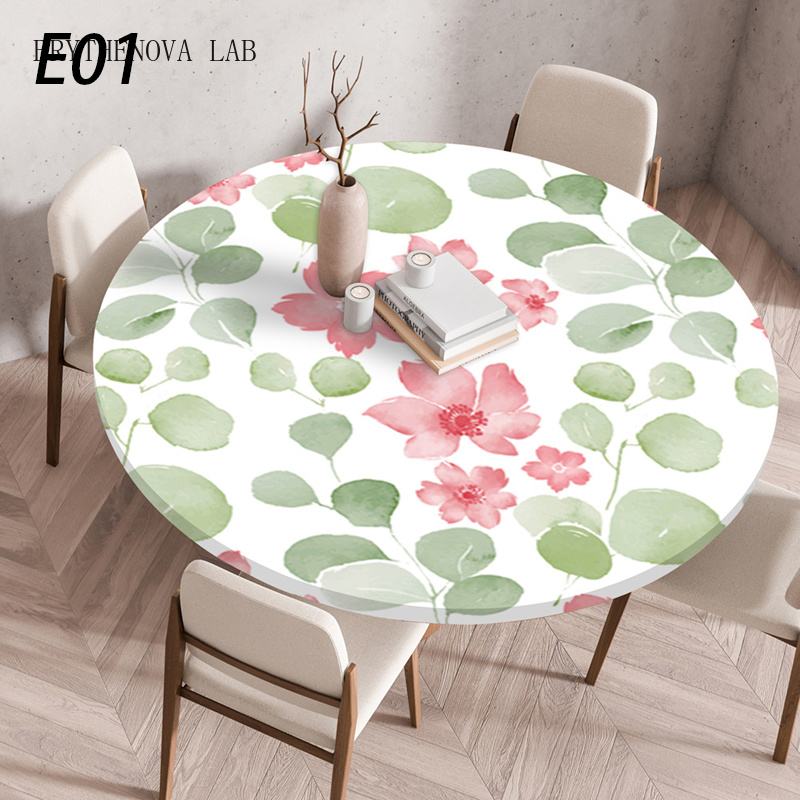 Home Textiles News - 60/90/120Cm Waterproof Oil-Proof Table Cover Round