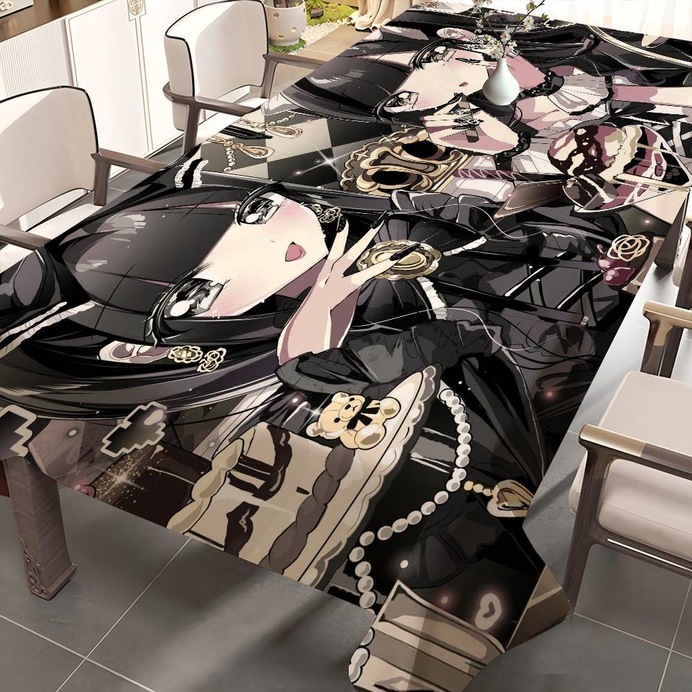 Home Textiles News - Jirai Kei Fashion Beautiful Girl Tablecloth