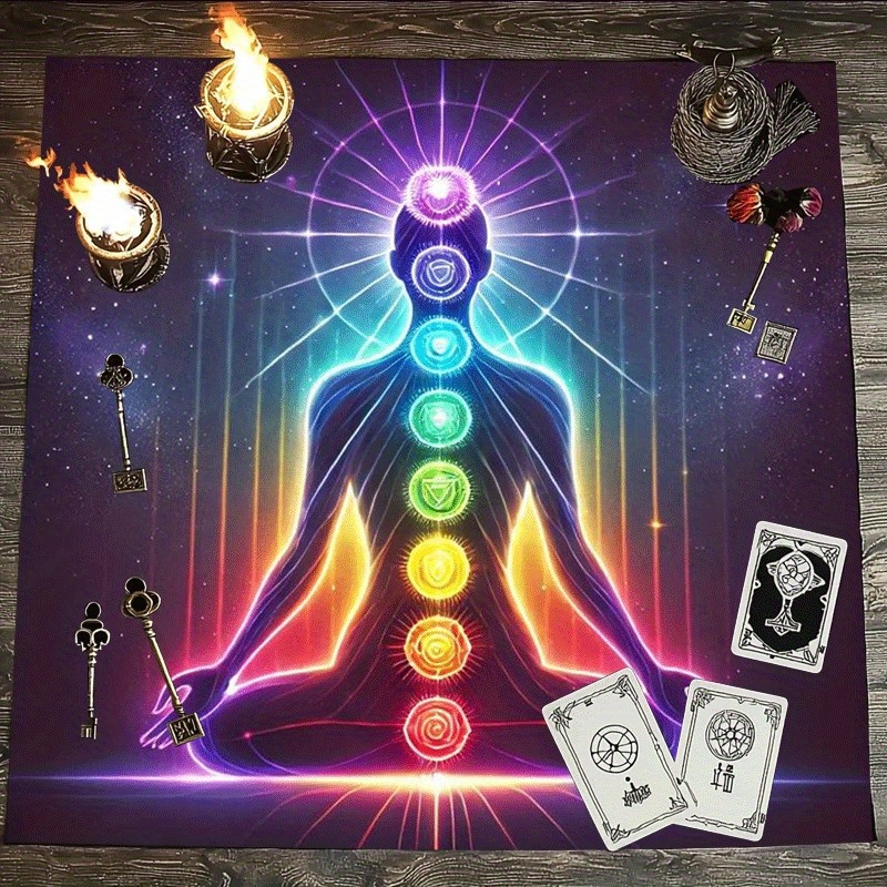 Home Textiles News - 1pc Chakra Energy Meditation Journey Tarot