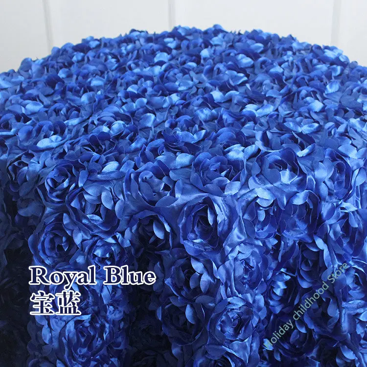 Home Textiles News - 3D Rose Petal Tablecloth Carpet Wedding