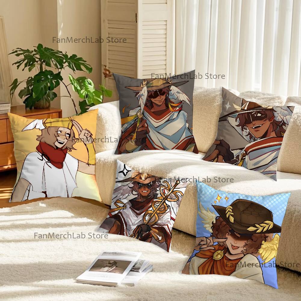 Hermes Home Textiles - E-Epic the Musical H-Hermes Cushion For