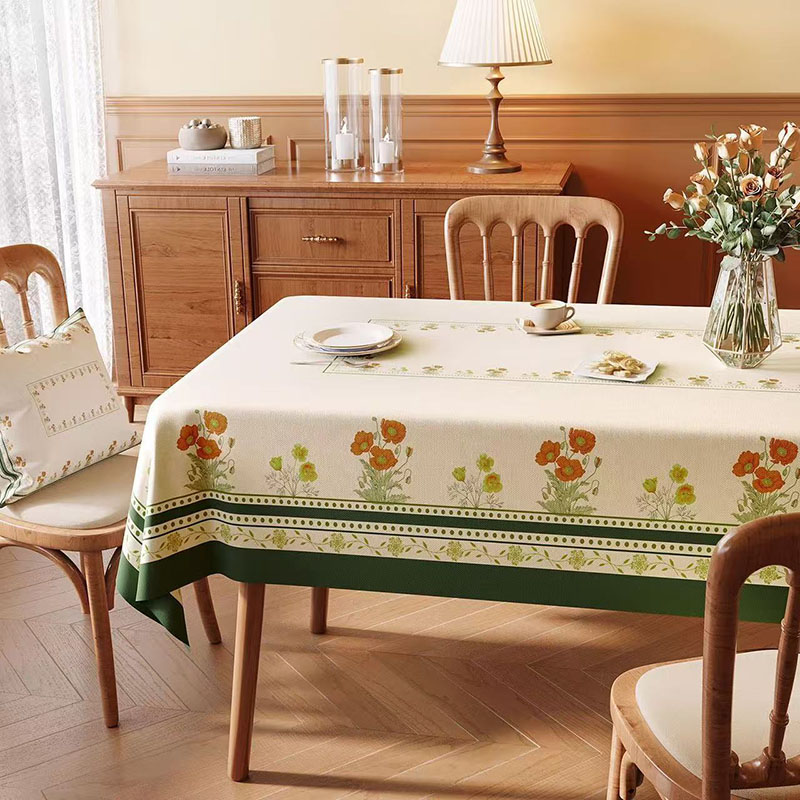 Home Textiles News - American Pastoral Pvc Waterproof Tablecloth High-Quality