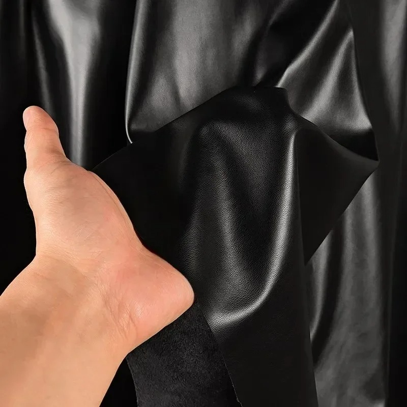Suede PU Leather Fabric Black  - Home Textiles Wholesale review and price