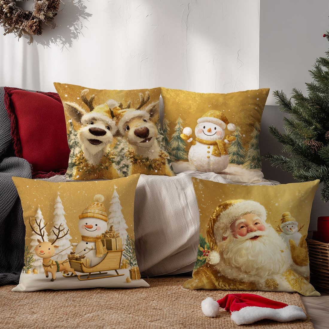 Festive Christmas Pillowcases: - Home Textiles News review and price