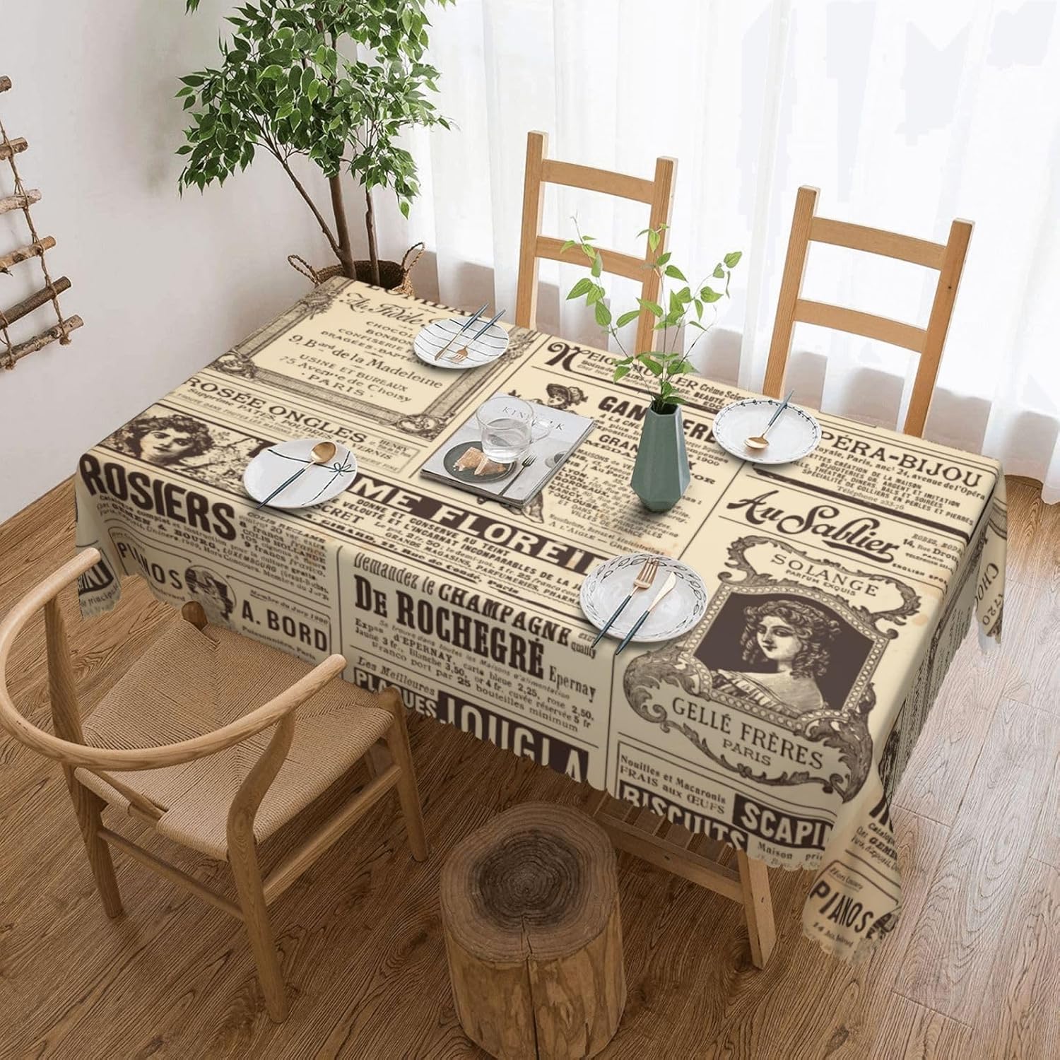 Vintage Paris France Newspaper - Home Textiles Paris review and price