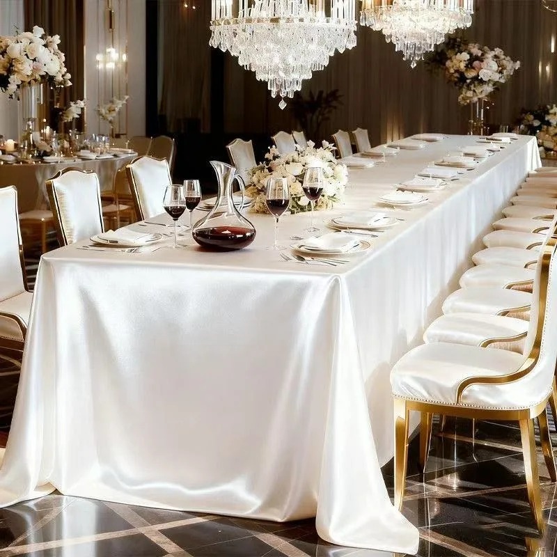 Satin Tablecloth Smooth Silky  - Home Textiles News review and price