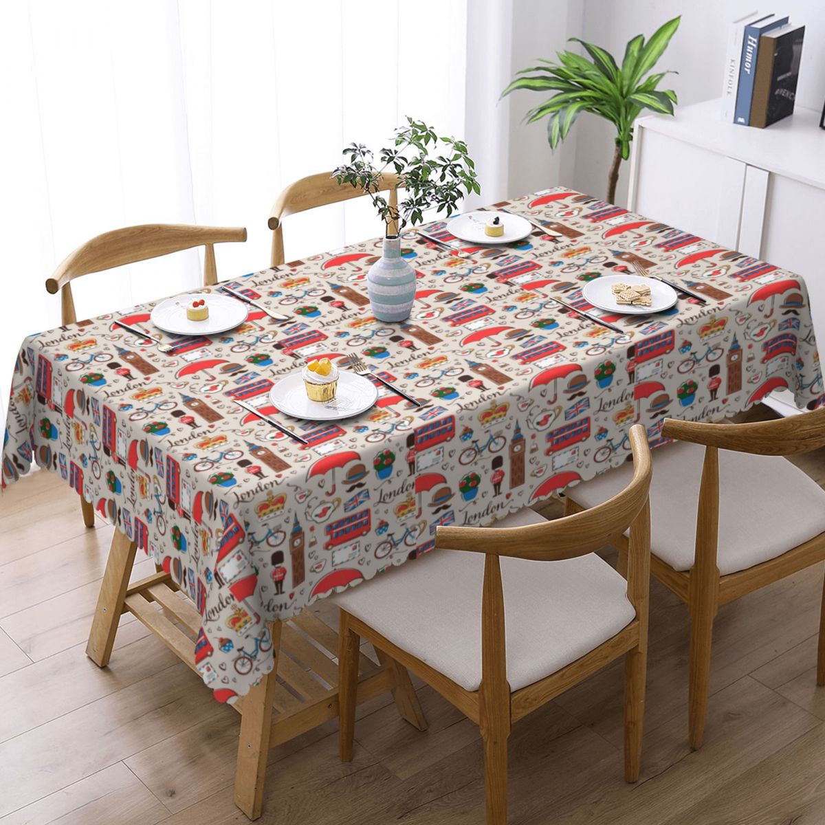 London Pattern Rectangular Tab - Home Textiles Uk review and price