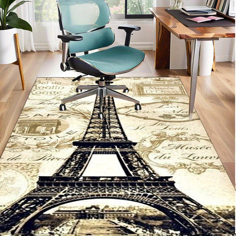 Eiffel Tower Paris Themed Rug  - Home Textiles Paris review and price