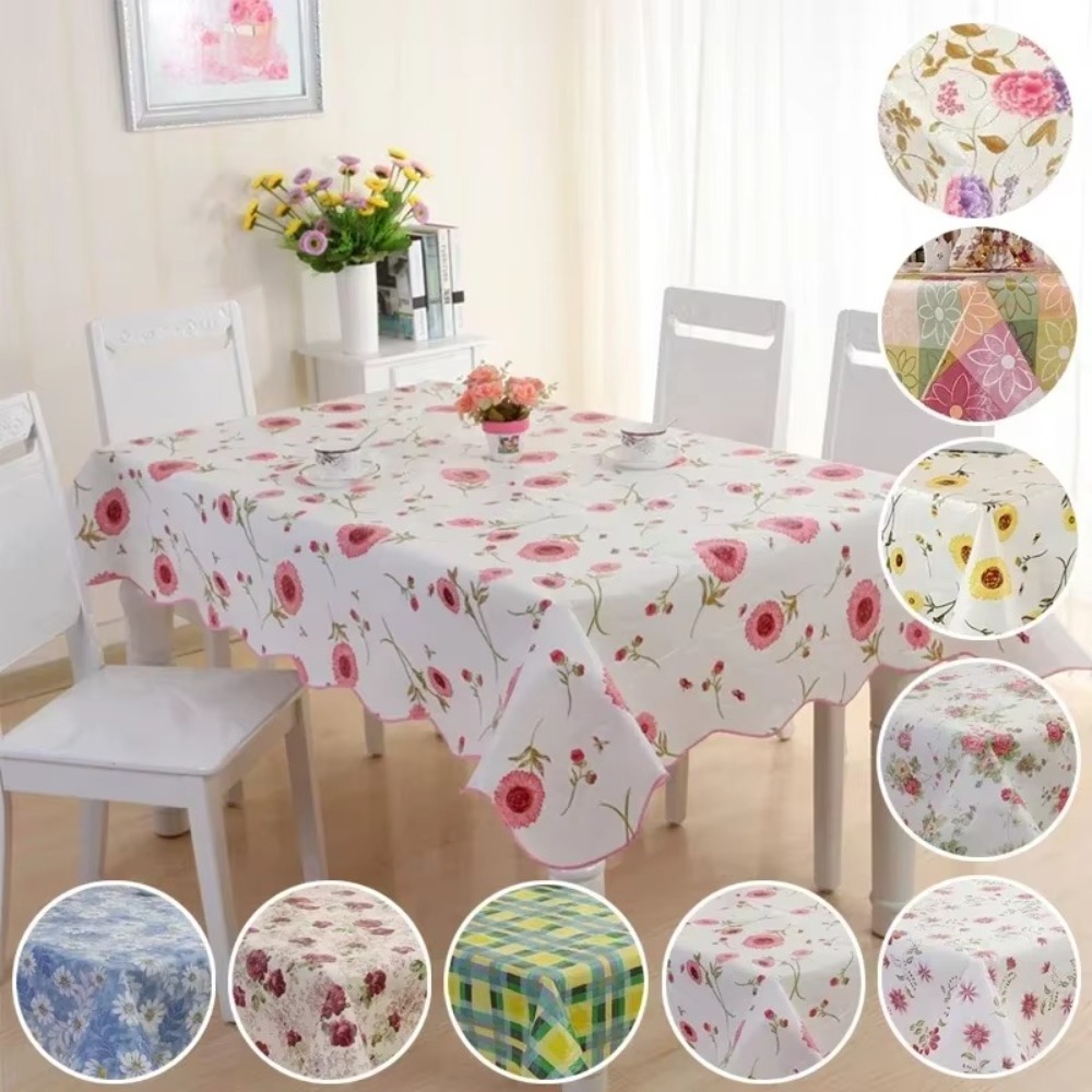 Waterproof PVC Table Cloth Hom - Home Textiles News review and price
