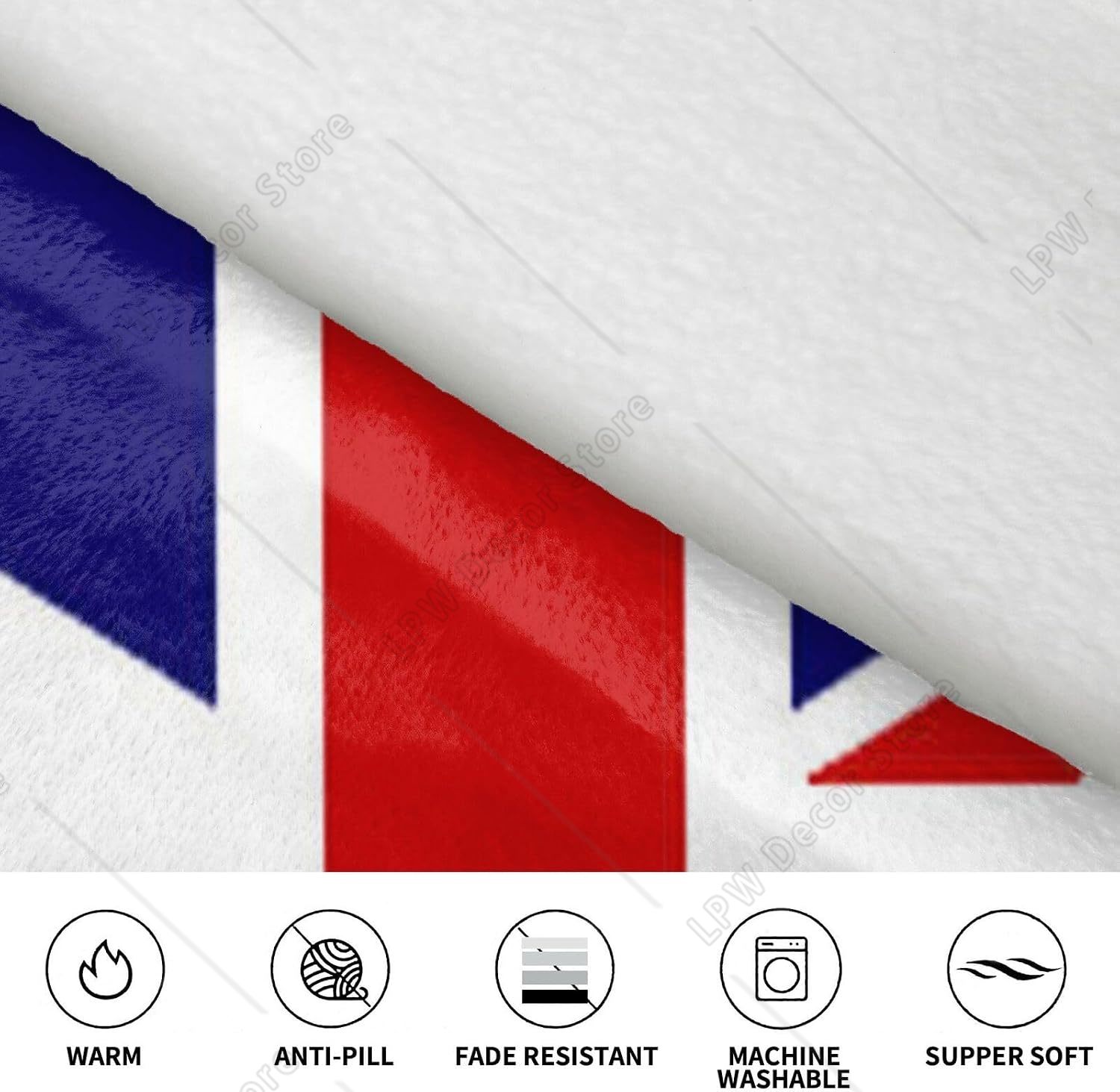 Uk Flag Print Blanket Hoodies  - Home Textiles Uk review and price