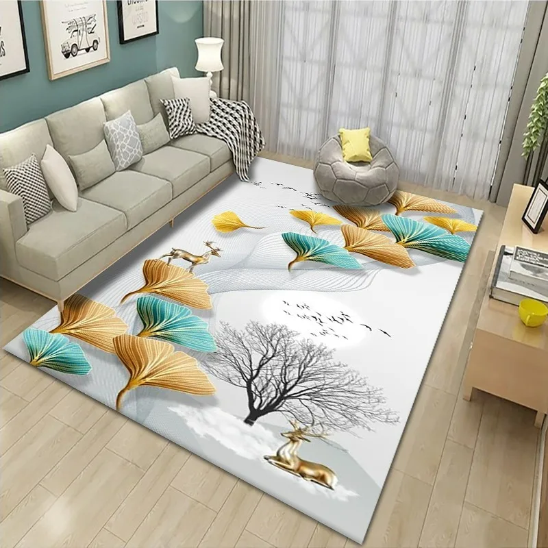 Ginkgo Leaf Print Living Room  - Home Textiles Wholesale review and price